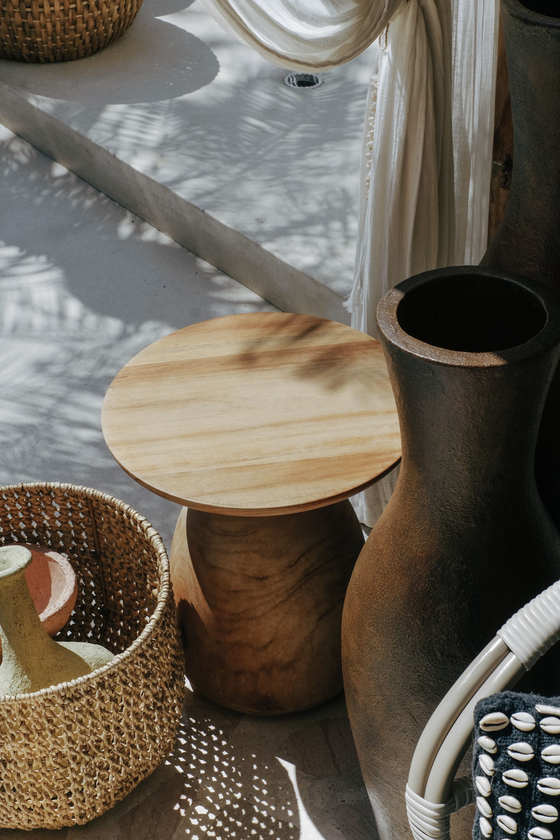 Круглый журнальный столик из массива дерева cbdesign кегли ARCH-00116571 - Вид №10