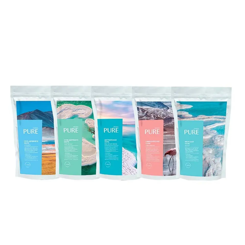 Набор соли для ванн Pure Basis Морское Путешествие 500 г x 5 шт. 84493056 STLM-2124460 PURE BASES 