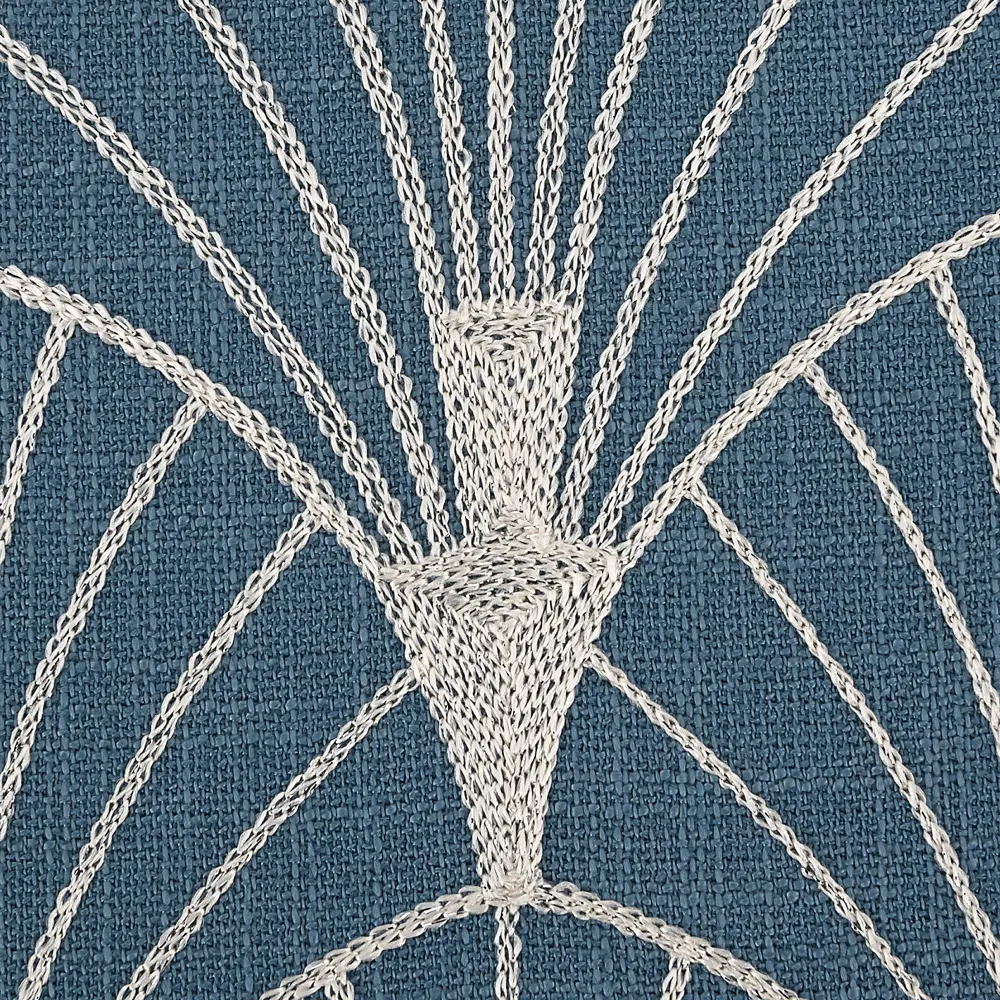 Наволочка декоративная GreatGatsby, 40x40 см, веер, цвет синий Santreyd Great Gatsby STLM-2015852