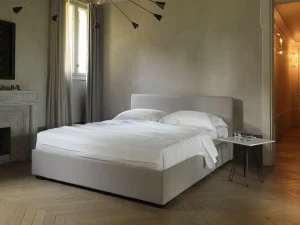 Casamania & Horm Мягкая двуспальная или односпальная кровать со съемным чехлом Lipari