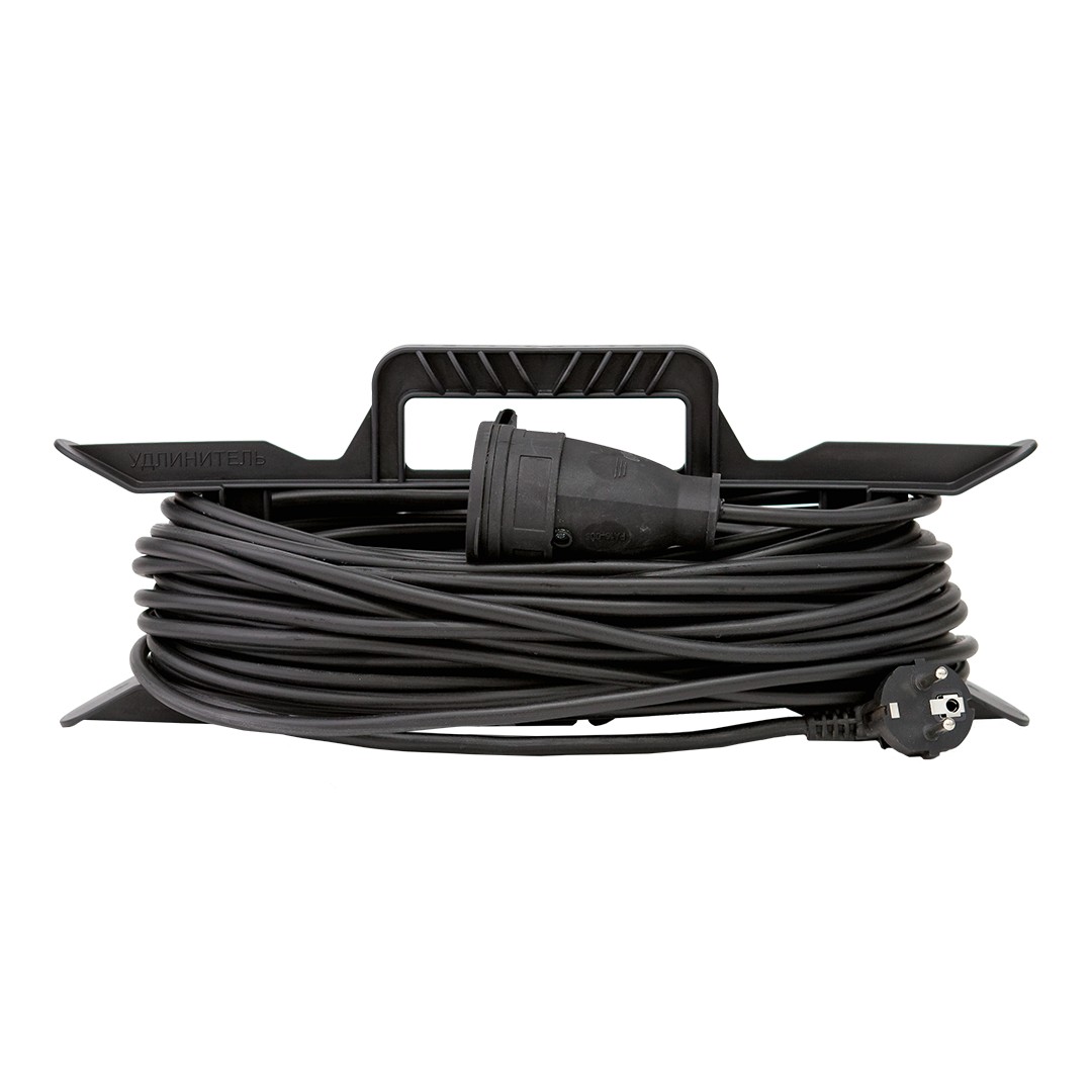 Удлинитель силовой GLANZEN ER-10-006 черный 9158003 STDN-0040762