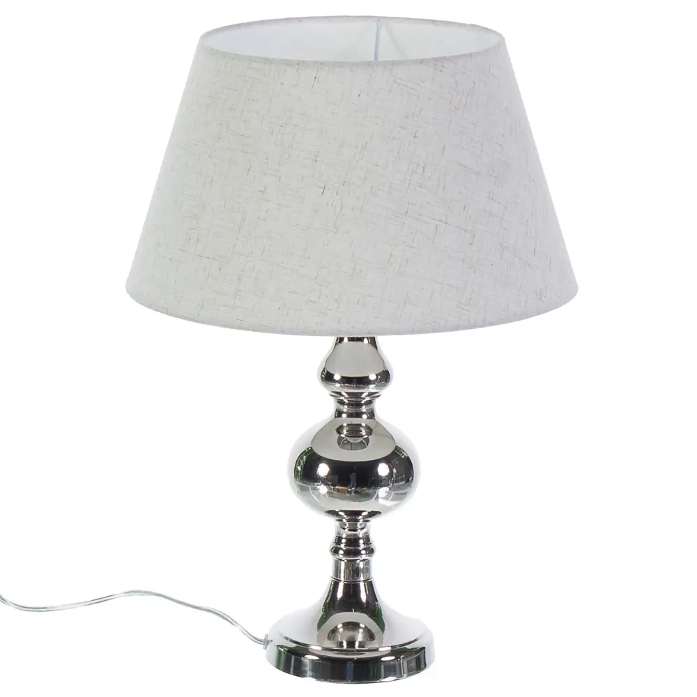 Настольная лампа Eglo «Bedworth» 1хE27x60 Вт, цвет хром STLM-2182140 - Вид №1