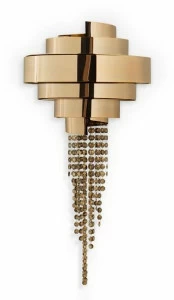 LUXXU Настенный светильник из латуни с кристаллами swarovski® Guggenheim