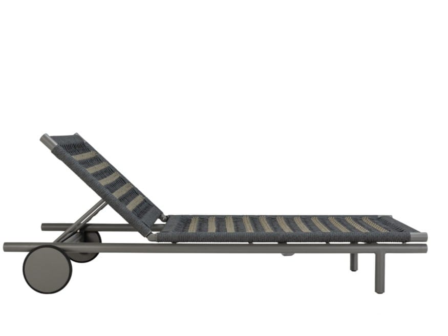 Садовая кровать из морской веревки и алюминия JANUS et Cie Anatra ARCH-00034967 - Вид №3