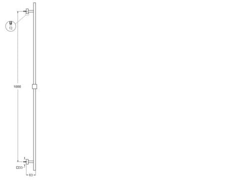 Аукцион вверх и вниз CRISTINA Rubinetterie Completamenti per Doccia/Vasca/Lavabo - Системы для душа и ванн ARCH-00116665 - Вид №1