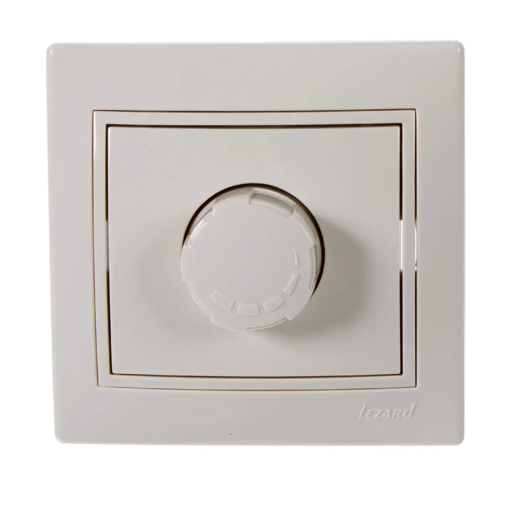 Диммер Lezard Mira, с фильтром предохранителем, с вставкой крем STLM-2105810