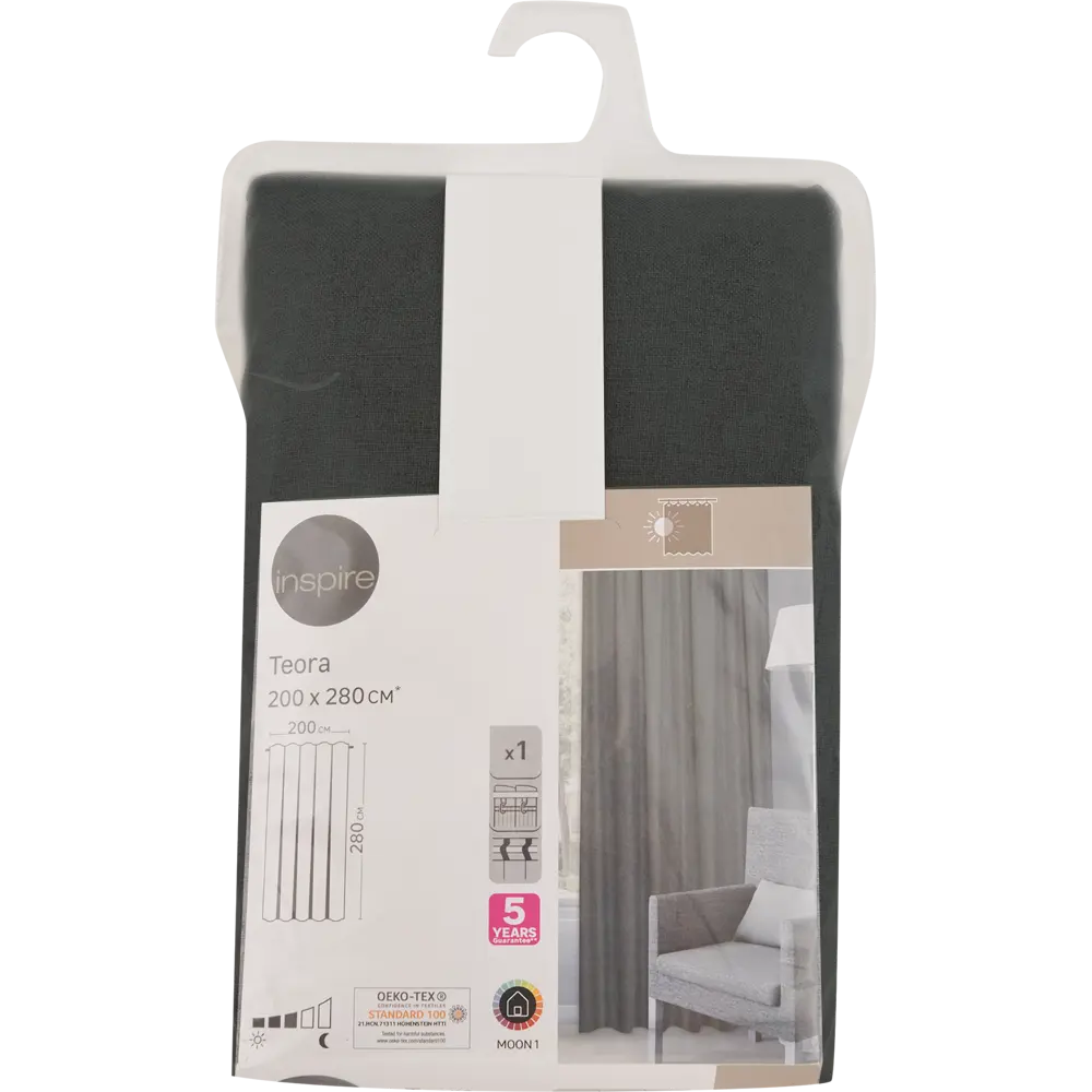 INSPIRE Teora — элегантная штора на ленте со скрытыми петлями 200×280 см 83321382 STLM-0040425 - Вид №7