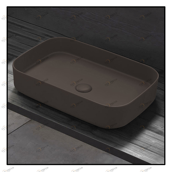 SHCOLAR60AN Накладная раковина на столешницу  прямоугольная Ceramica Cielo 