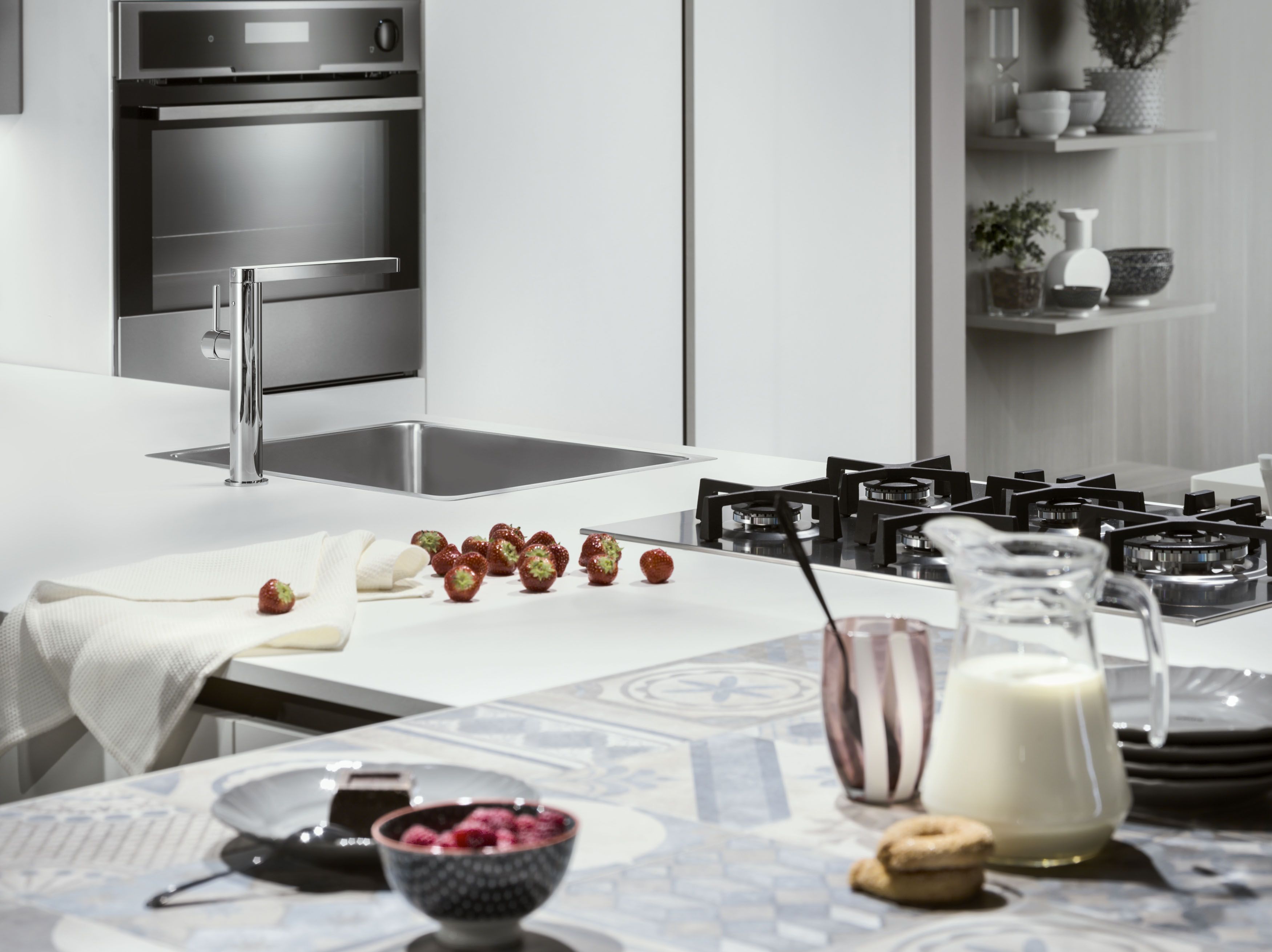 Смеситель для кухни из хромированной латуни Nobili Match ARCH-00022271 - Вид №1