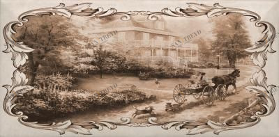 Decoupage seppia 333.6s 10х20 Kerama Marazzi 3336S