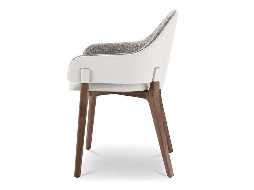 Мягкий стул из кожи и ткани с подлокотниками i 4 Mariani LIV ARCH-00023109 - Вид №2