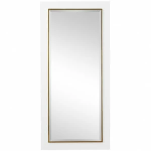 Зеркало напольное белое прямоугольное "Пуатье" LOUVRE HOME ДИЗАЙНЕРСКИЕ 155662 Белый
