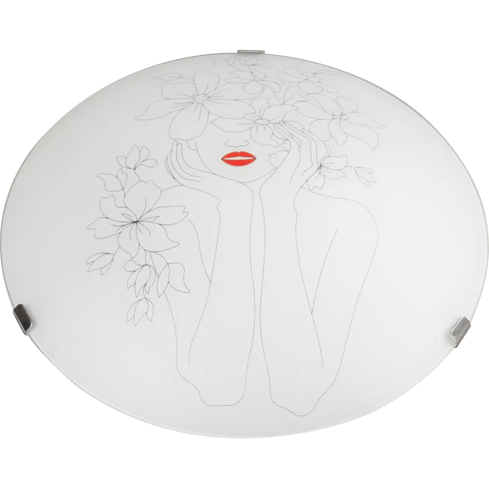 Светильник настенно-потолочный Завод Элетех Девушка 2 лампы цвет белый STLM-2066061 - Вид №1