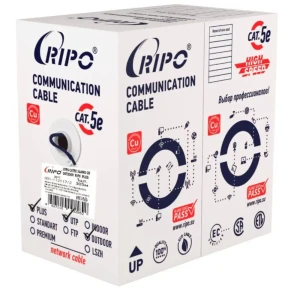 Кабель Ripo Plus UTP 4 CAT5E 24AWG медь outdoor 25 м