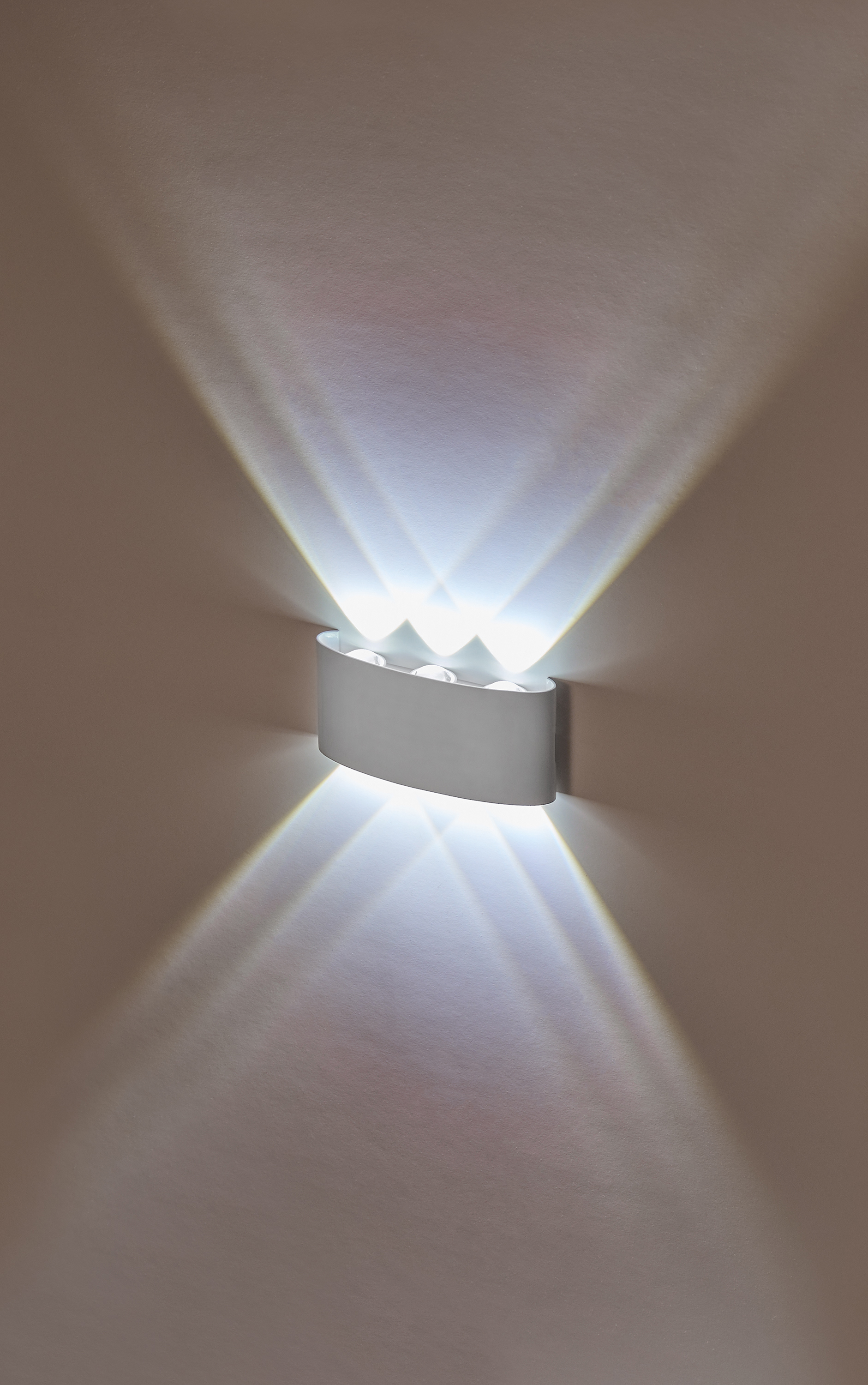 90241150 Настенный светильник светодиодный LED 6x1W 4200K Белый 220V IP54 IL.0014.0001-6 WH нейтральный белый свет цвет белый STLM-0146155 IMEX