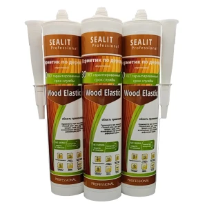 92026490 Герметик акриловый Sealit professional Wood Elastic 136047-3 для дерева серый 280 мл 3 шт STLM-1538530