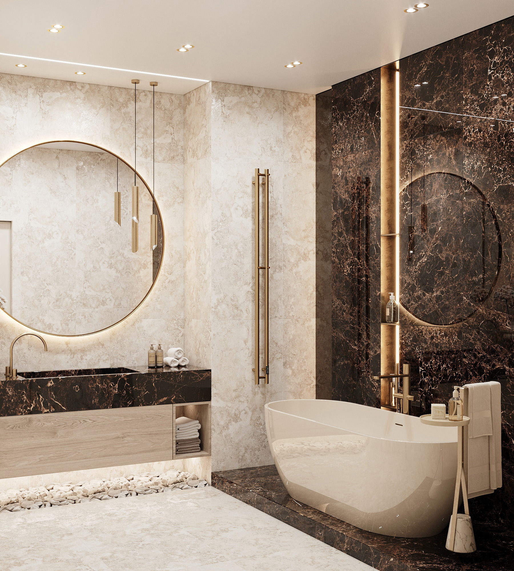 Керамогранит SEASTONE BEIGE 60х120 Arcadia Ceramica CG4001-A - Вид №2