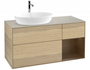 Villeroy&Boch Тумба под раковину Прямоугольная версия FA53GNPC Finion Oak Veneer