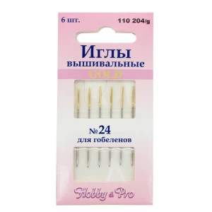 91383650 Иглы ручные вышивальные для гобеленов № 24 6 шт STLM-1056047