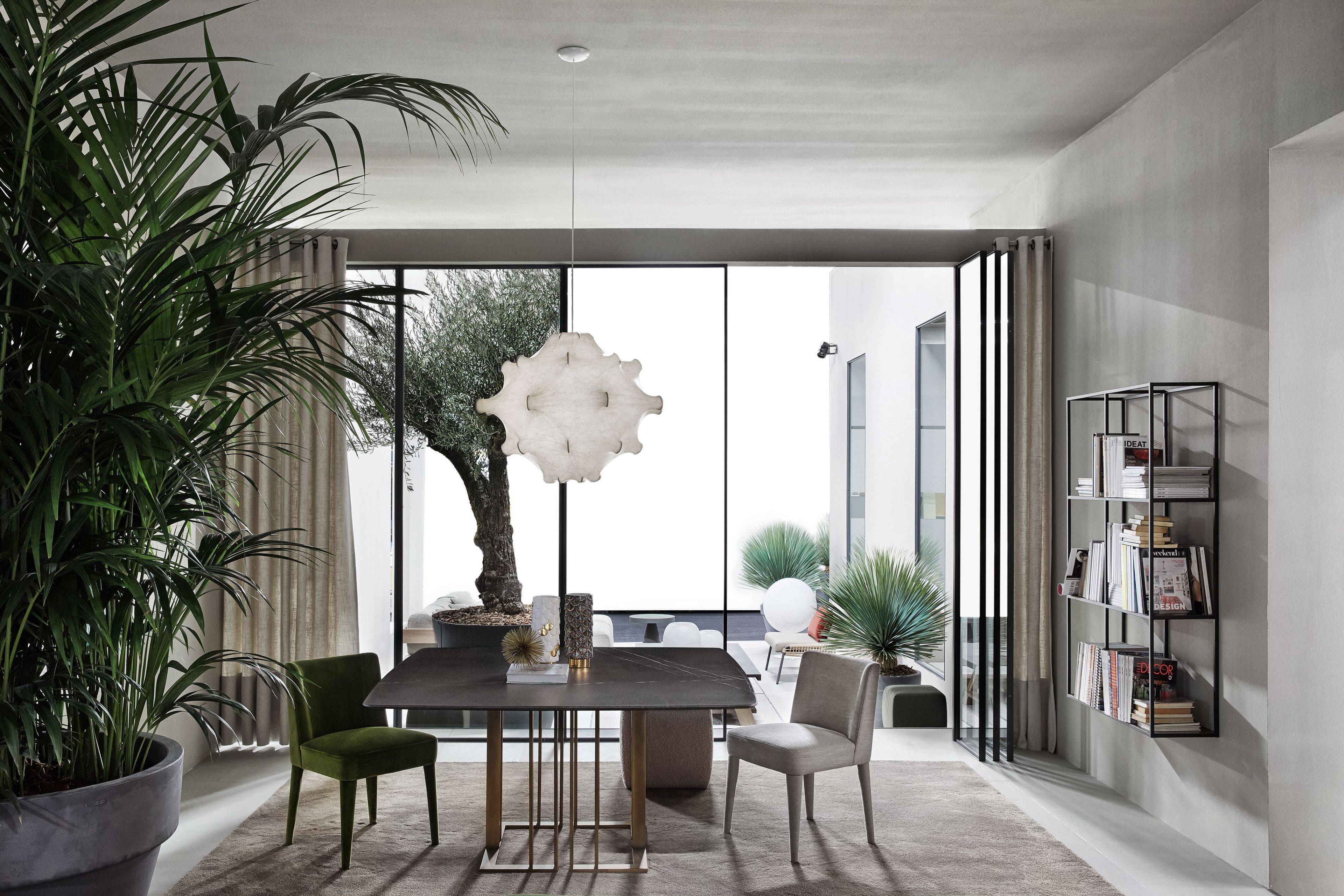 Мраморный квадратный обеденный стол Meridiani CHARLIE ARCH-00057947 - Вид №2