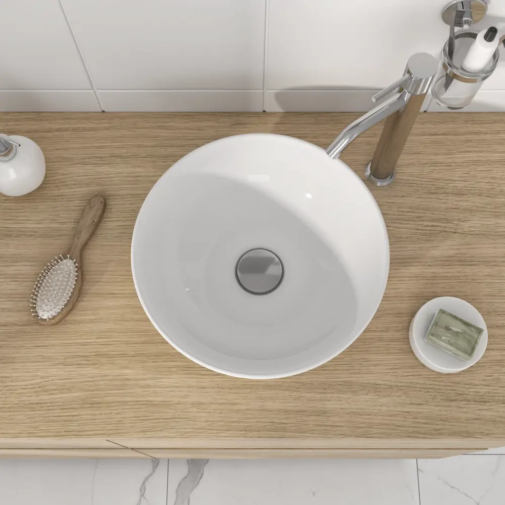 Раковина Sensea Essential накладная 33 см STLM-2026330 - Вид №4
