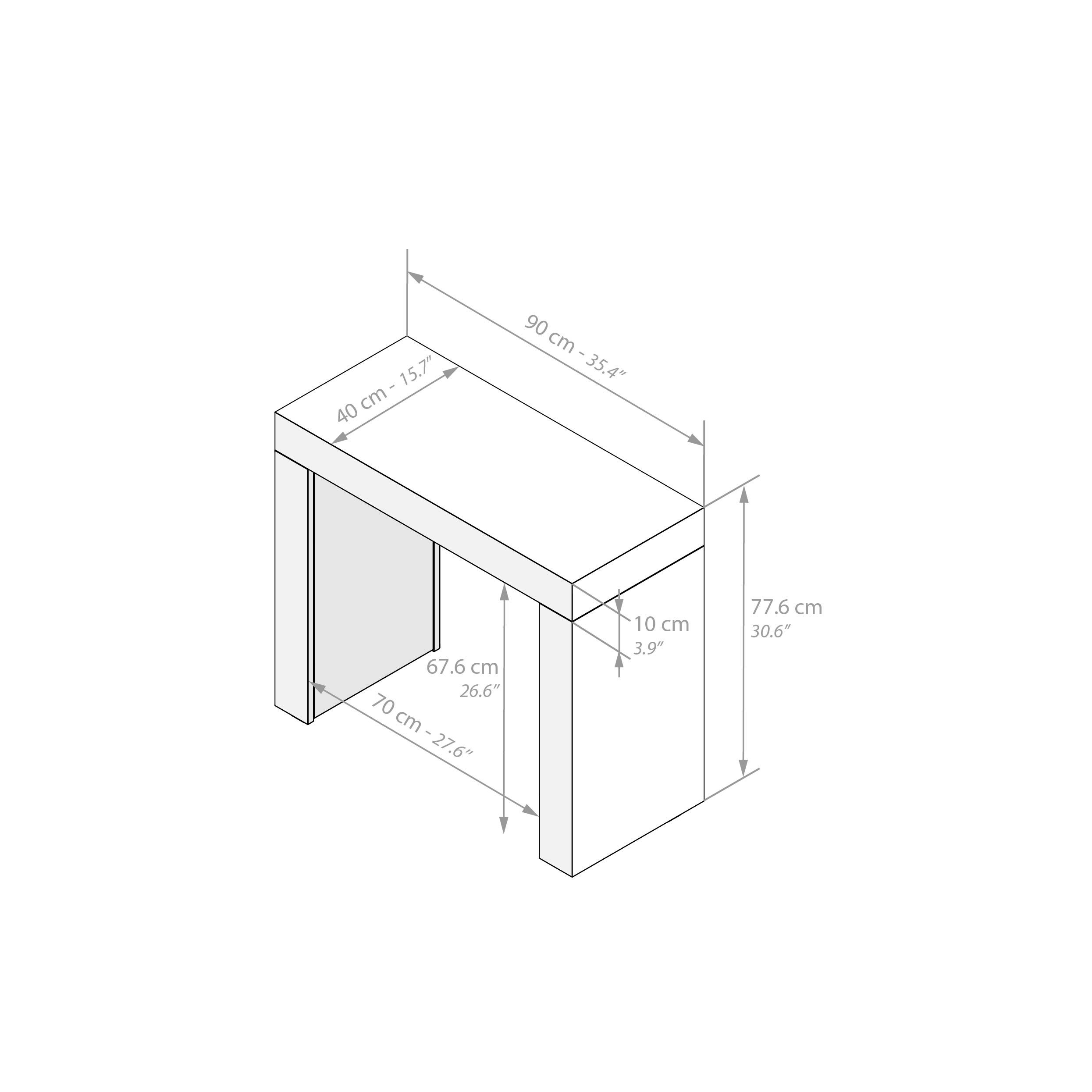 Прямоугольная консоль из меламинированного дерева Mobili Fiver Evolution ARCH-00070877 - Вид №34