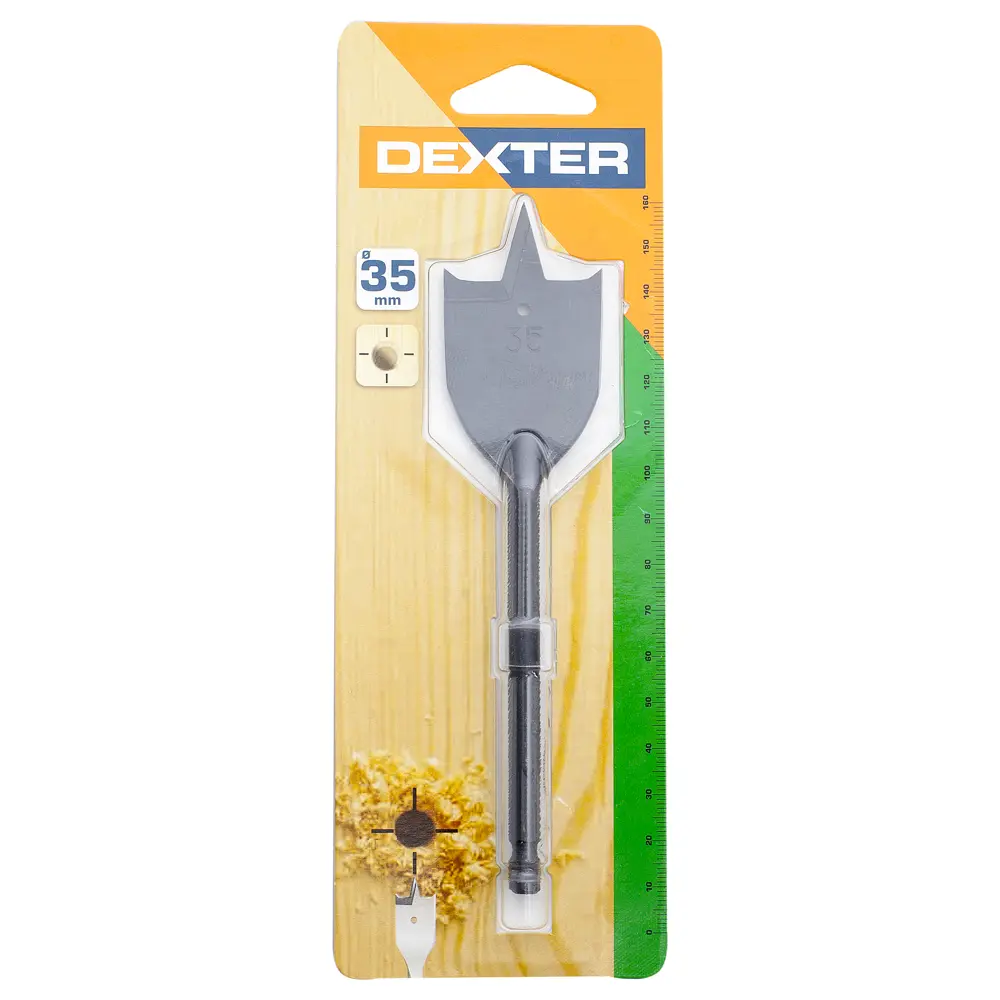 Сверло перовое по дереву Dexter SM401 35х155 мм STLM-2191810 - Вид №1