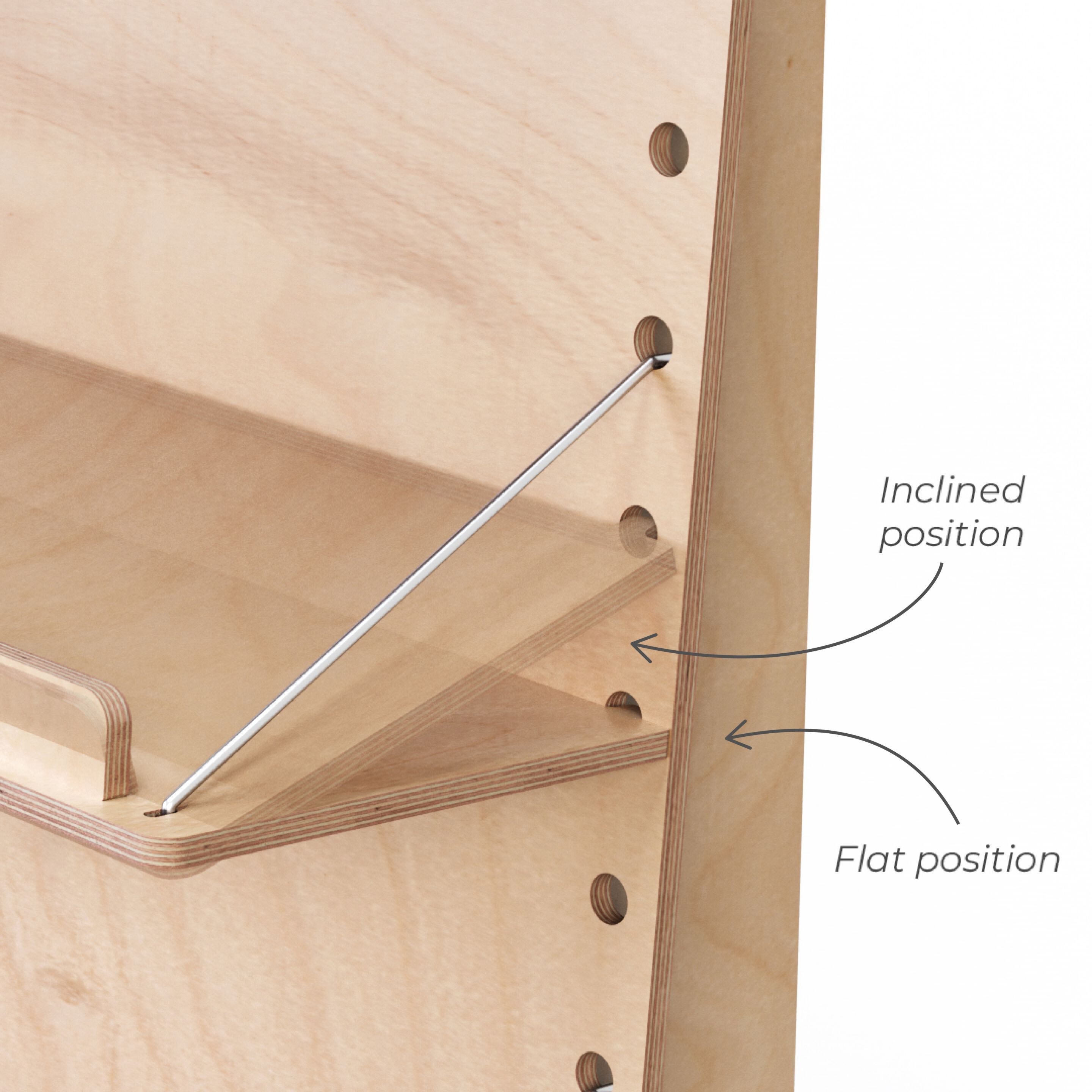 Деревянная напольная стойка дисплея Esposit экспоненты ARCH-00152175 - Вид №9