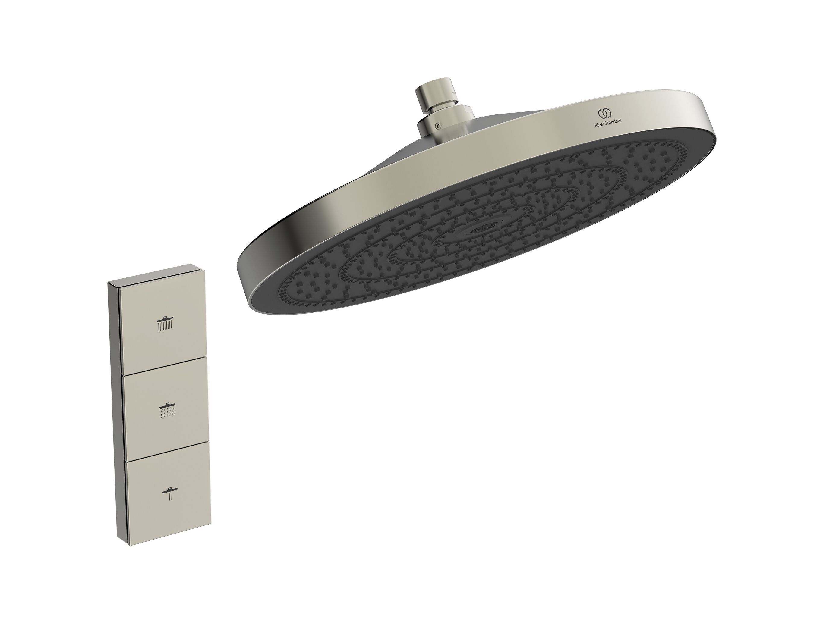 Регулируемая круглая душевая головка ABS с дистанционным управлением Ideal Standard Idealrain Solos ARCH-00152304
