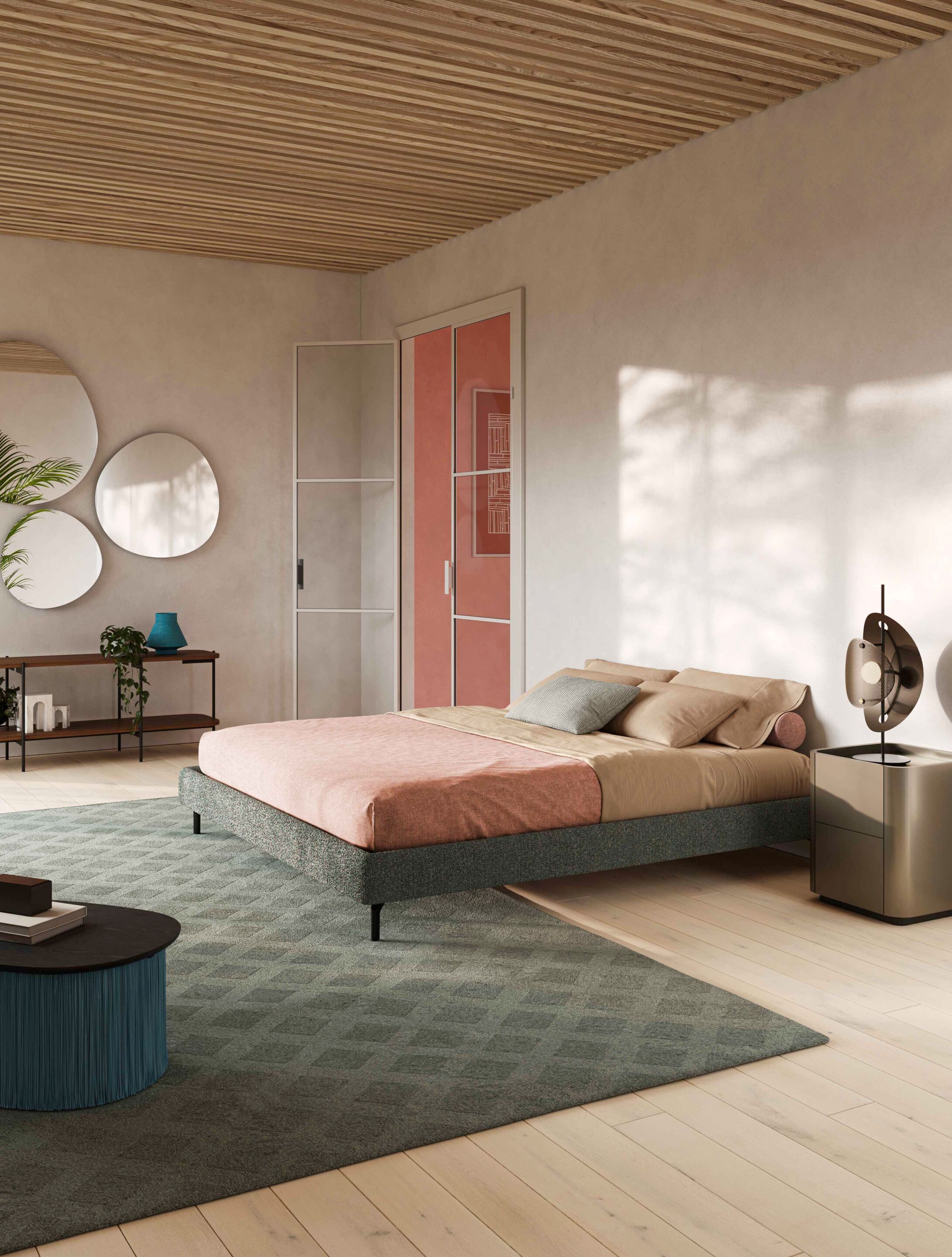 Мягкая кровать из ткани Liu Jo Living Collection SOMMIER UP ARCH-00106174 - Вид №2