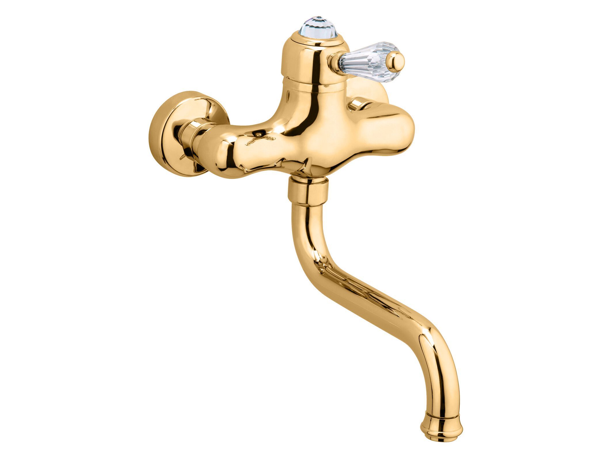 Настенный однорычажный кухонный смеситель с поворотным изливом Rubinetterie Frattini Morgan ARCH-00134720 - Вид №3