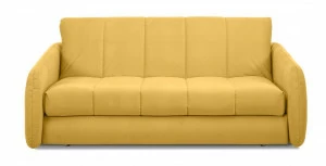 Диван-кровать с мягкими подлокотниками желтый "Марк" PUSHE  00-3973690 Желтый
