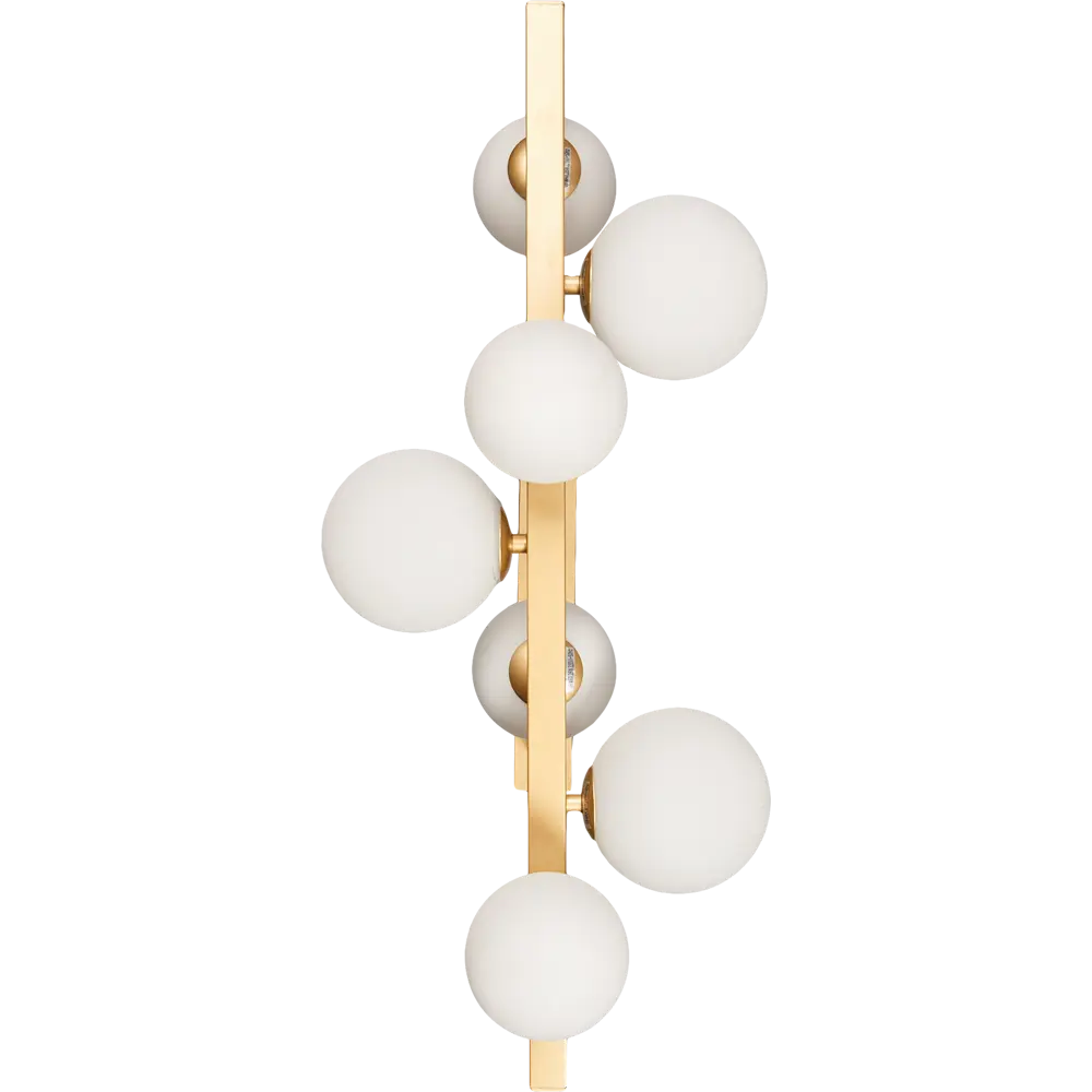 Светильник подвесной Escada 1164/7P, 7 ламп, 12 м², цвет золотистый/белый STLM-2184608 - Вид №1