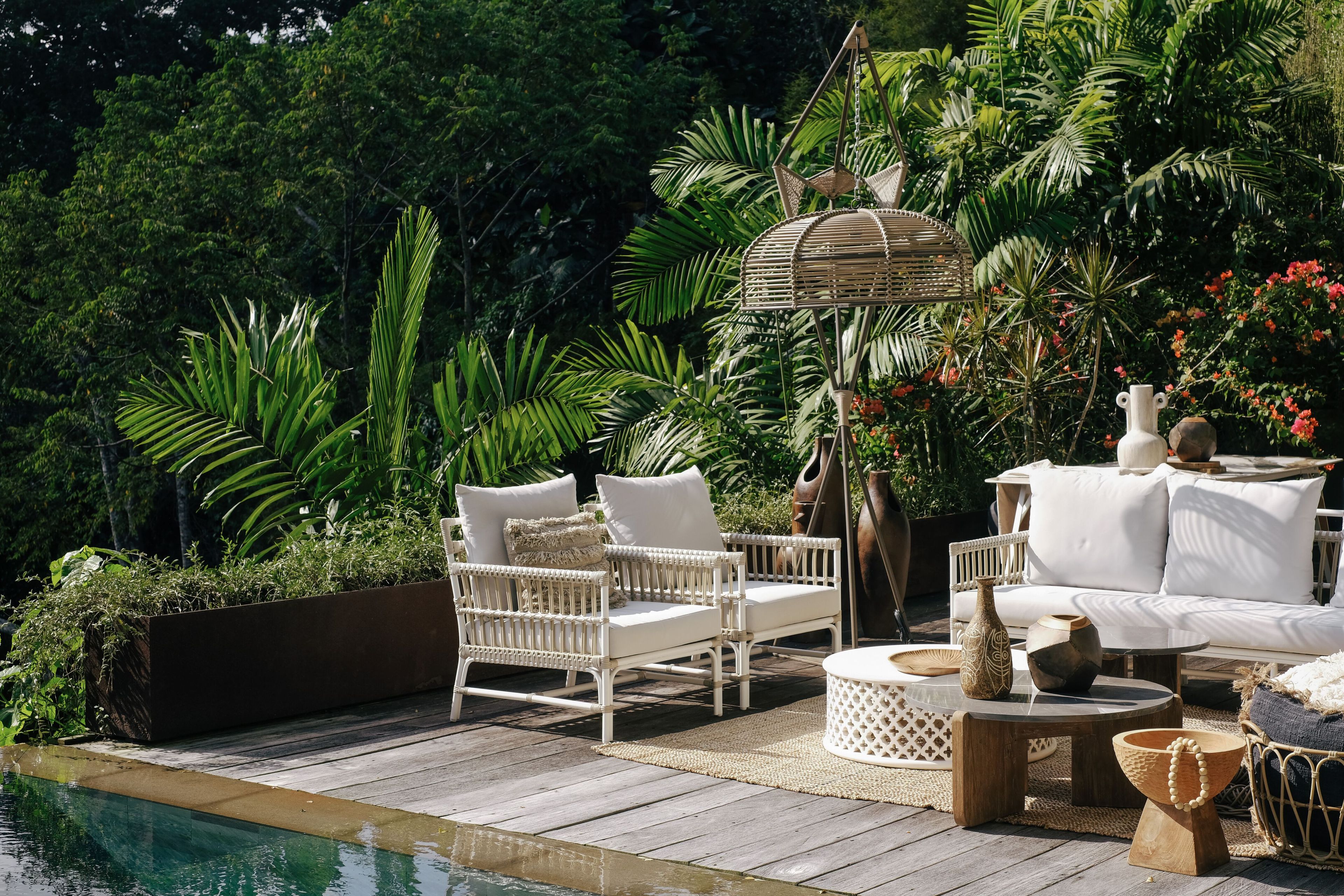 Низкий стол из тикового дерева с мраморной столешницей cbdesign стела ARCH-00084922 - Вид №6