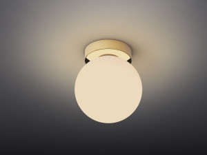 Настенный светильник / потолочный светильник из опалового стекла