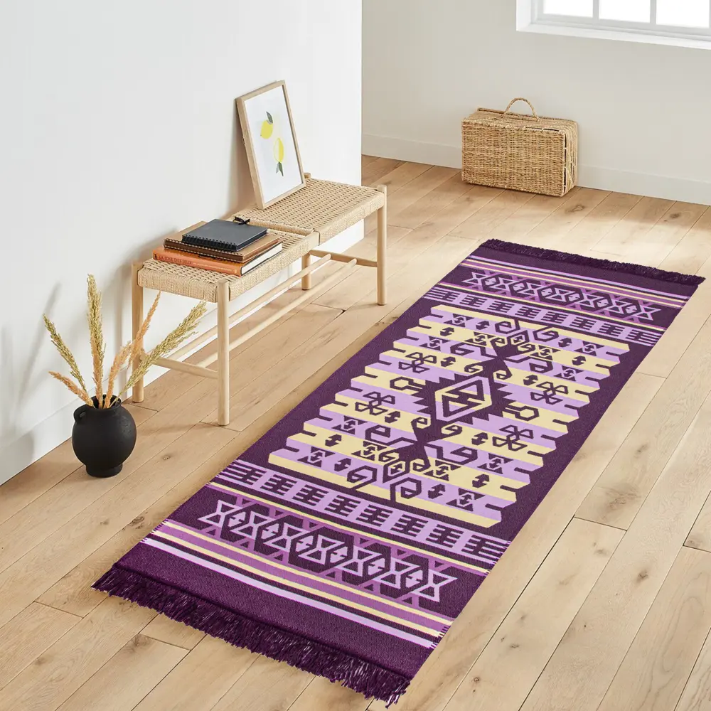 Коврик Ctim Килим 80х150 см акрил цвет фиолетовый 2010 J STLM-2103248 - Вид №5