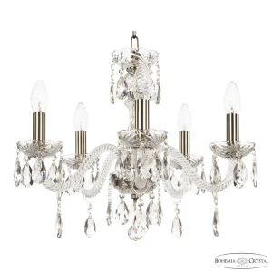 91901399 Люстра подвесная Bohemia ivele crystal 321066 321066 5 ламп 10 м² цвет медный STLM-1420920