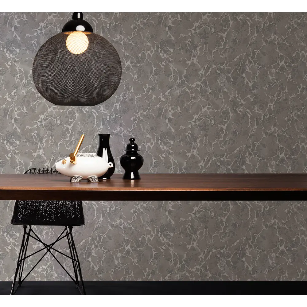 Флизелиновые обои АРТЕКС Калипсо в элегантном темно-сером оттенке 89358802 STLM-1339614 - Вид №3