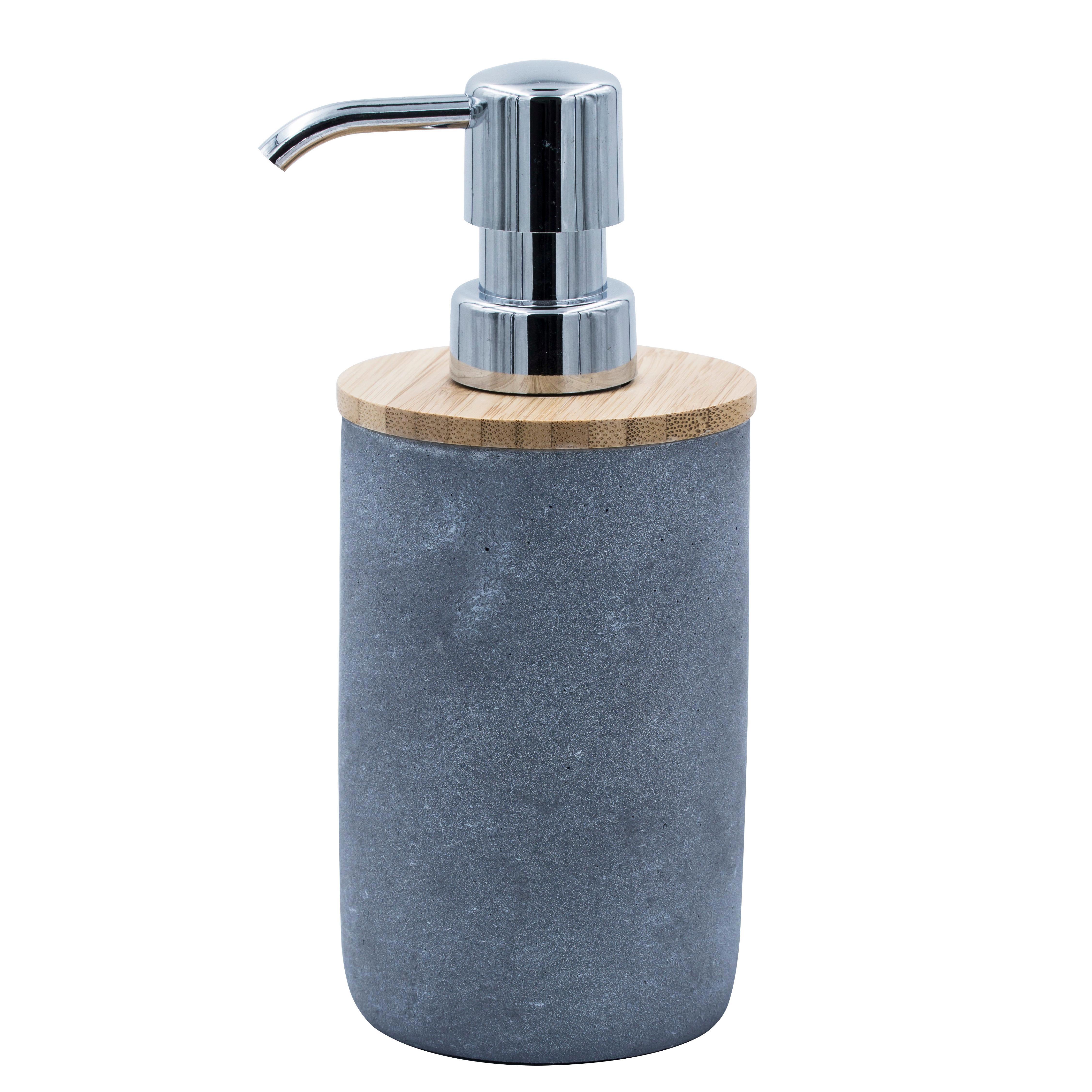 90285769 Дозатор для жидкого мыла Cement цвет серый STLM-0169028 RIDDER