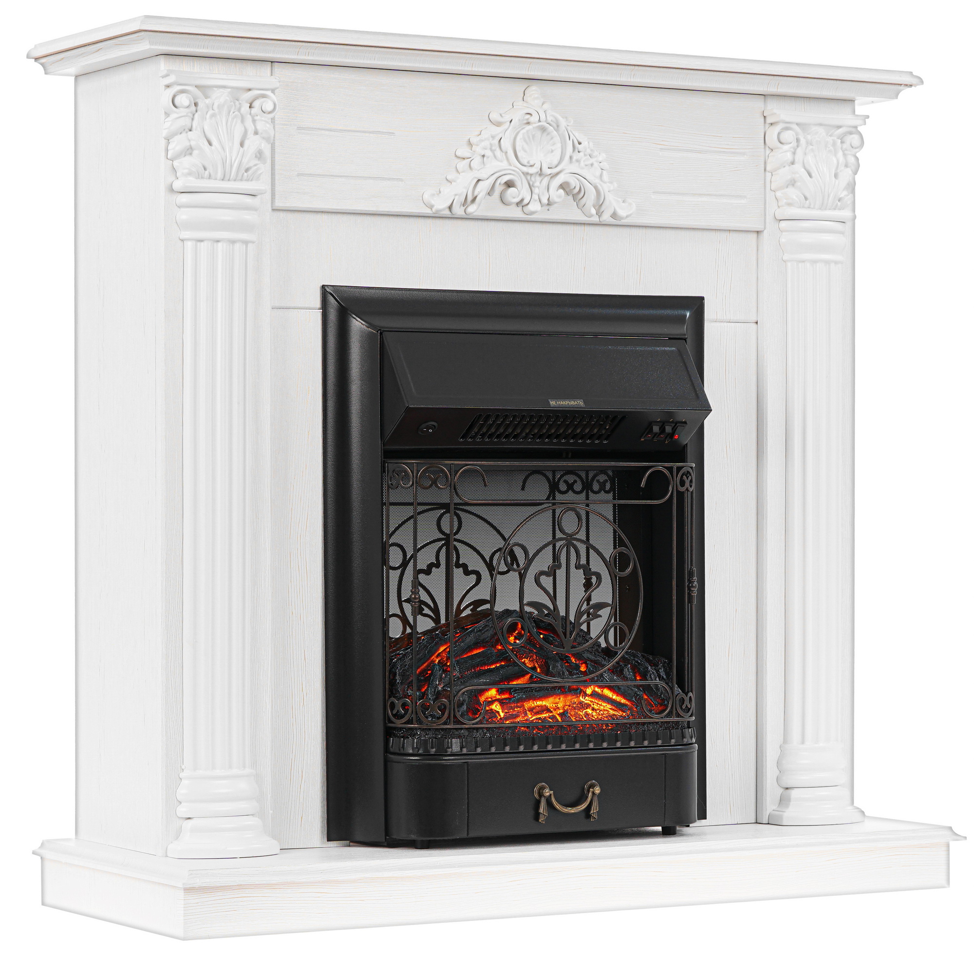 5342357 Каминокомплект RealFlame Stefania WT + Majestic Lux S BL STDN-0095105