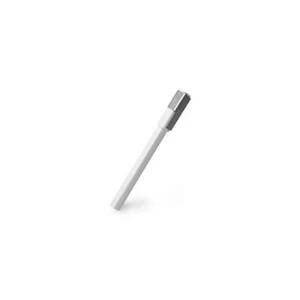 Ручка-роллер Moleskine CLASSIC PLUS (EW41WH07) 0.7мм прямоугол. белый черные чернила блистер
