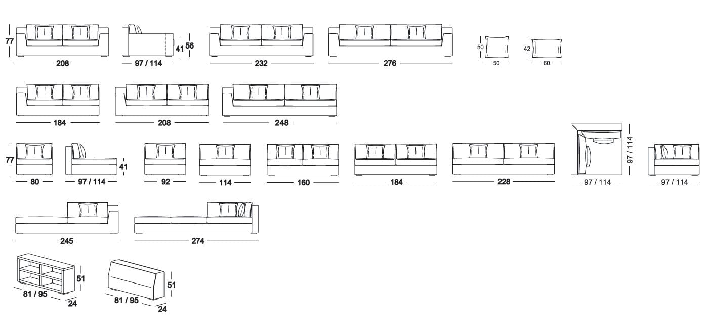 Угловой диван из ткани Marac Granmilano ARCH-00000555 - Вид №1