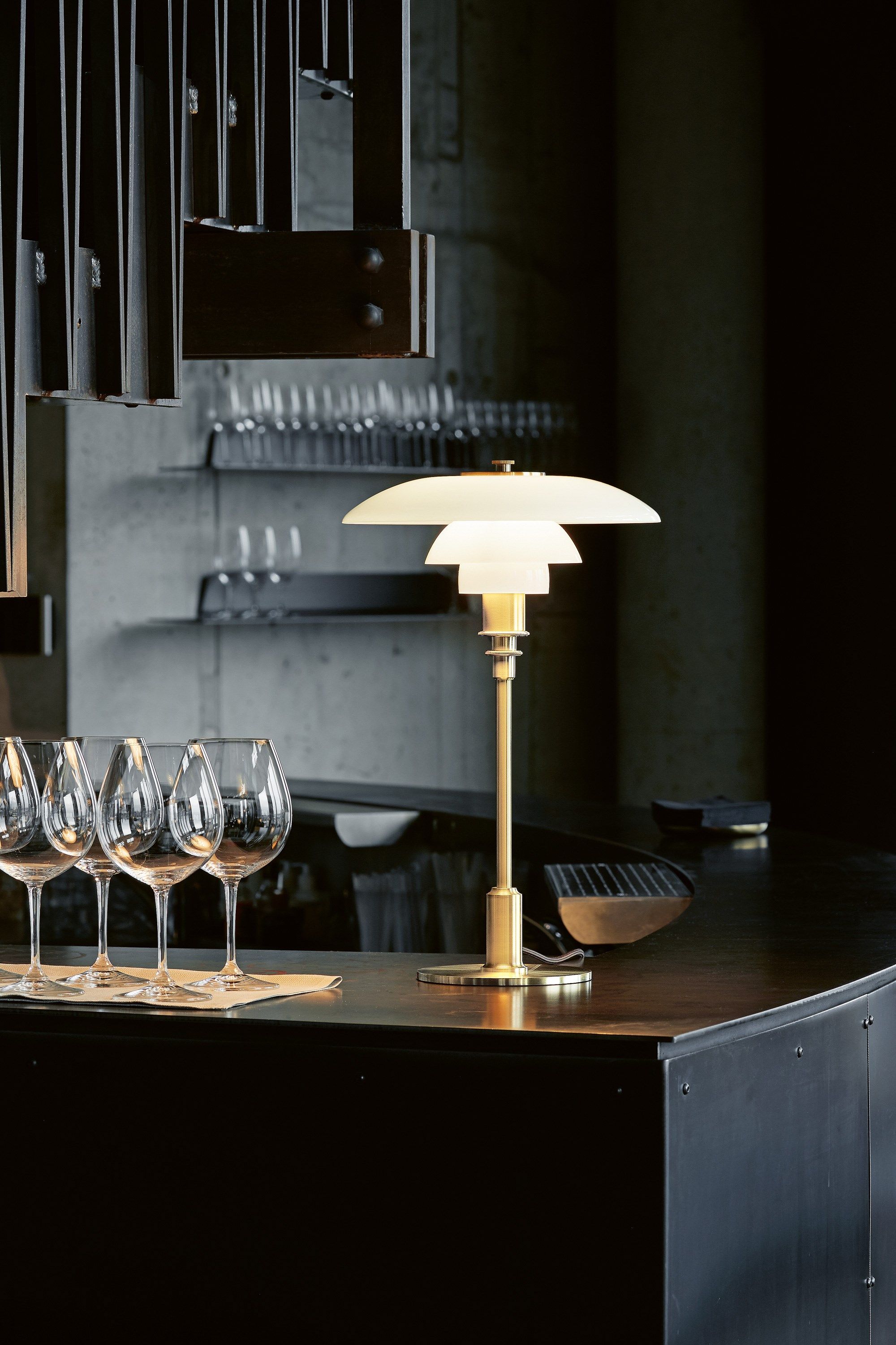 Настольная лампа из опалового стекла Ph PH 3/2 ARCH-00012850 - Вид №5