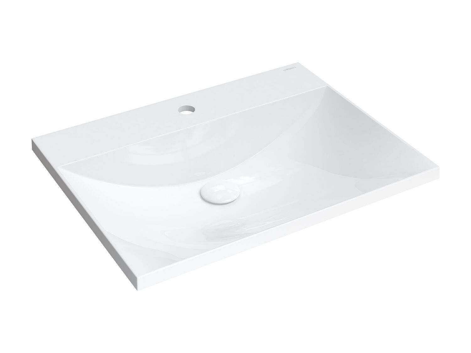 Встраиваемый умывальник из композитного материала OMNIRES Naxos M+ ARCH-00025359 - Вид №1