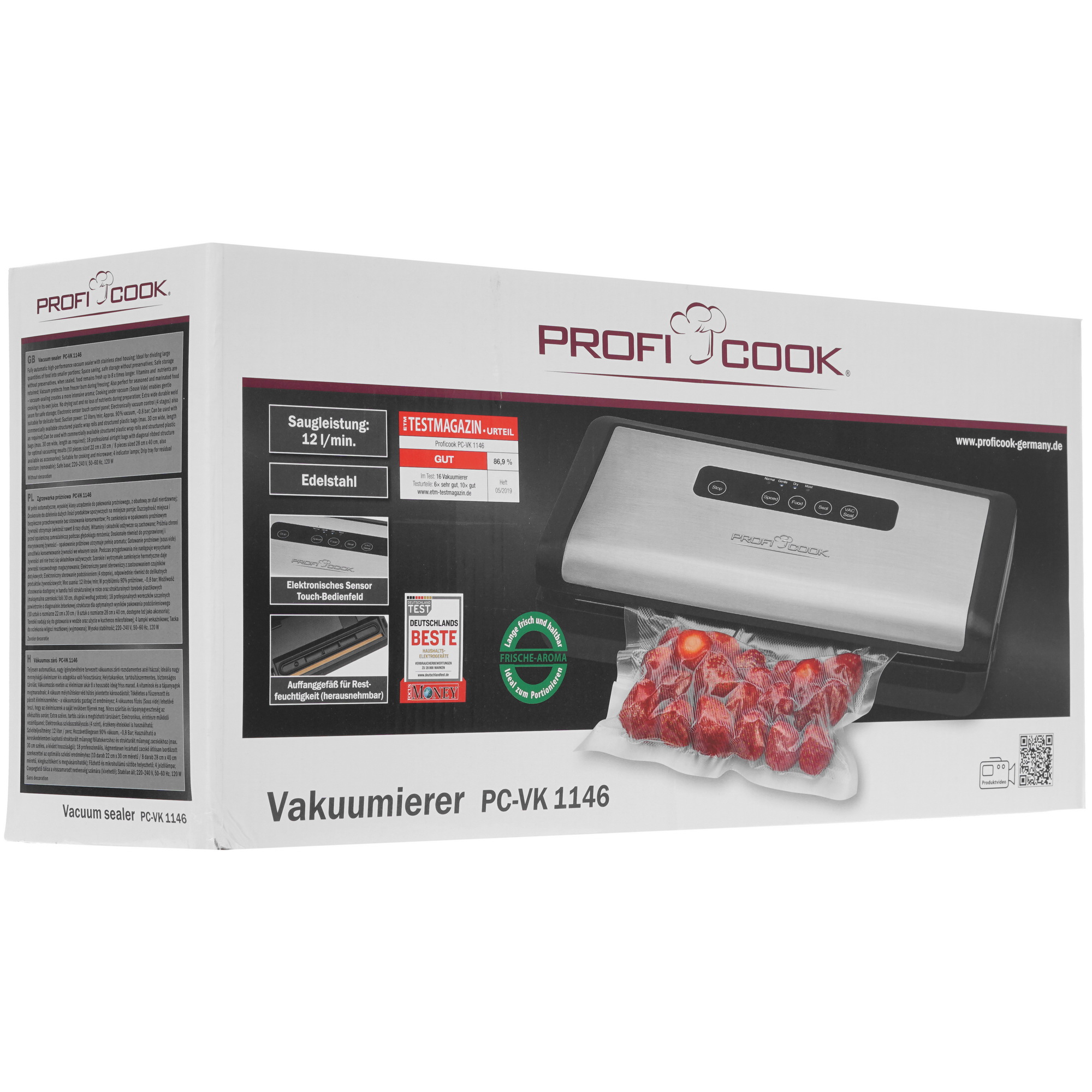 8159739 Вакуумный упаковщик Profi Cook PC-VK 1146 ProfiCook STDN-0119988 - Вид №7