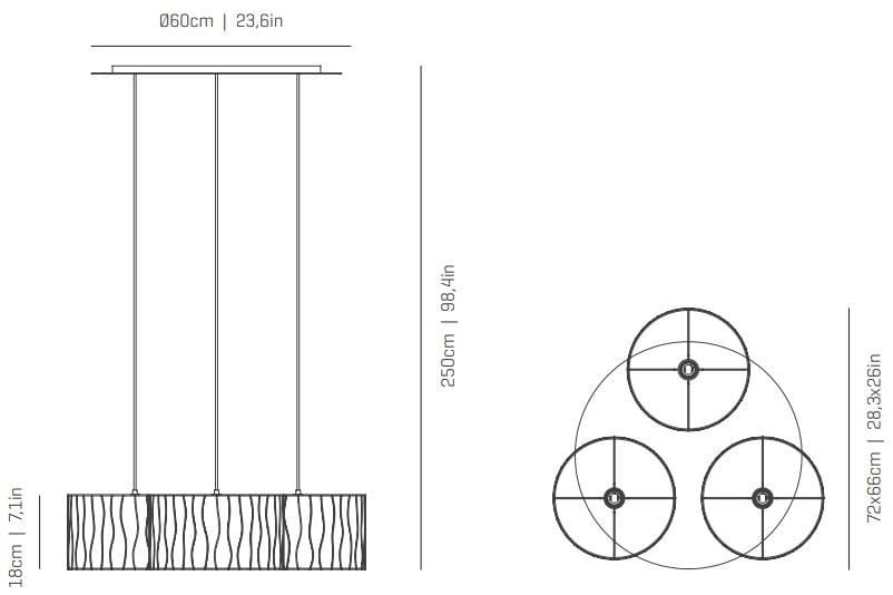 Стеклянный светодиодный подвесной светильник A-Emotional Light Curvas ARCH-00134627 - Вид №4