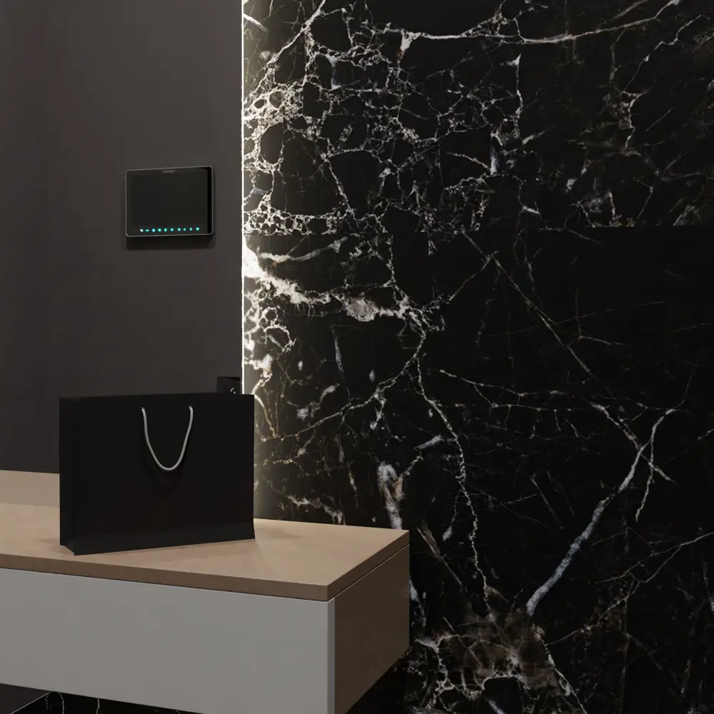 Глазурованный керамогранит Аксима Арканзас 60x120 см 1.44 м² матовый цвет черный AXIMA ARKANSAS STLM-2106377