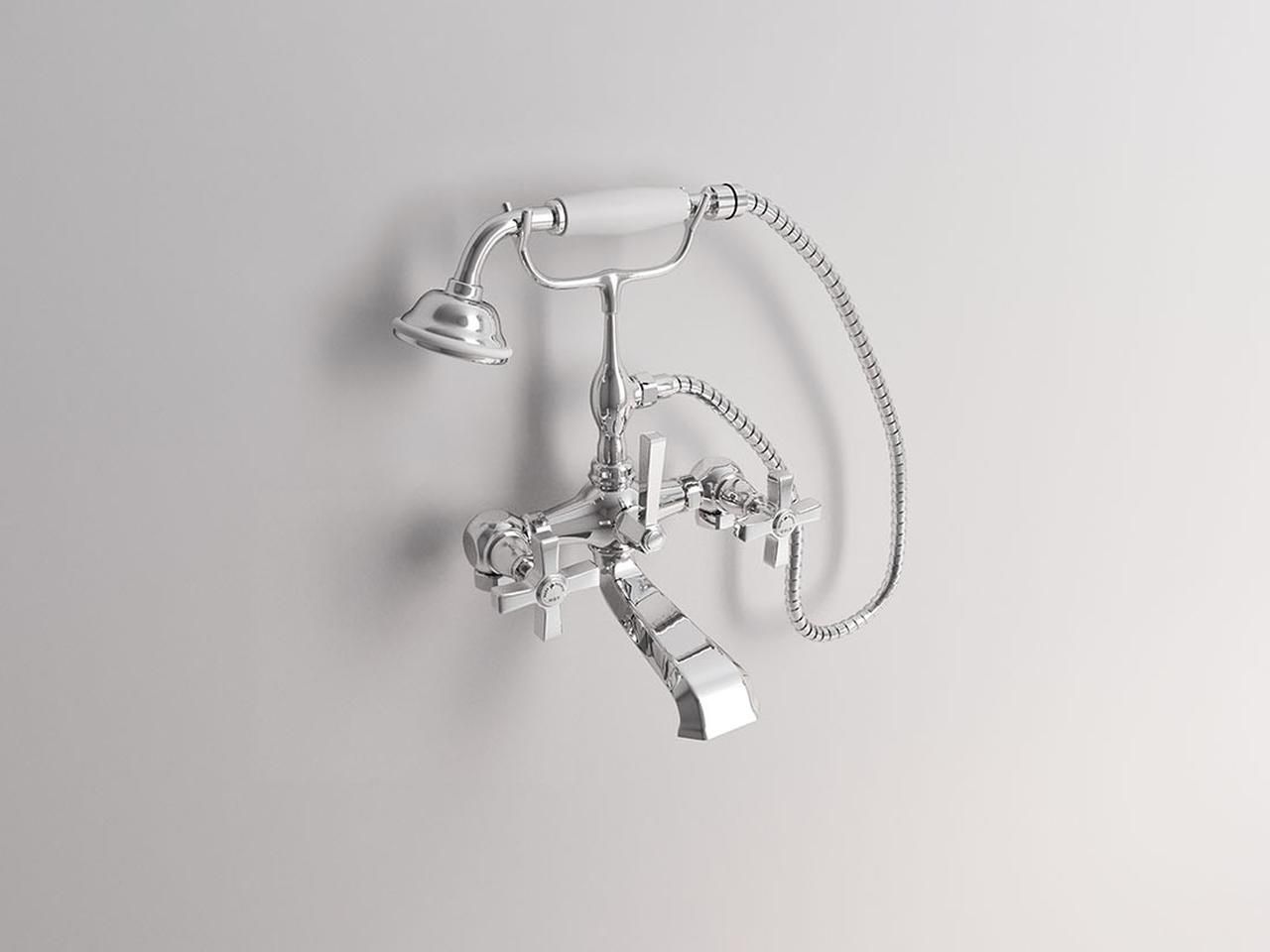 Напольный смеситель для ванны с отдельными розетками Park Avenue Crowe ARCH-00029266