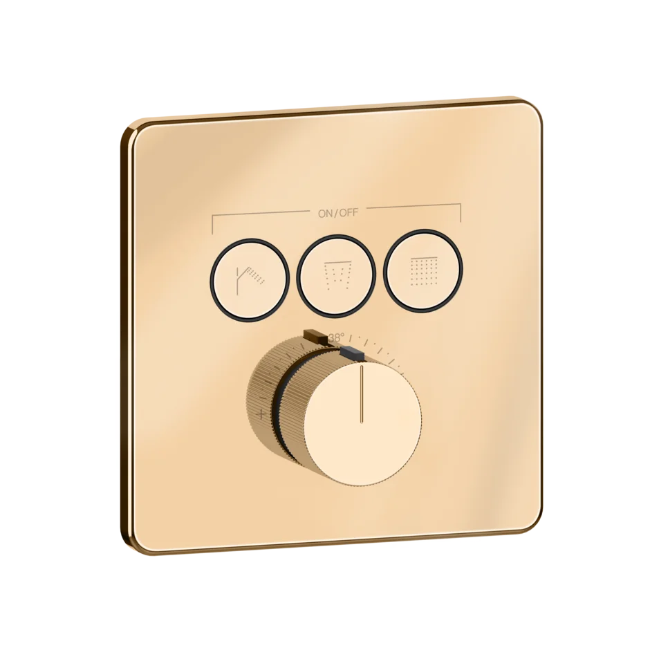 Смеситель для душа 38719 735 Gessi Hi-fi ТЕПЛАЯ БРОНЗА PVD 38719735