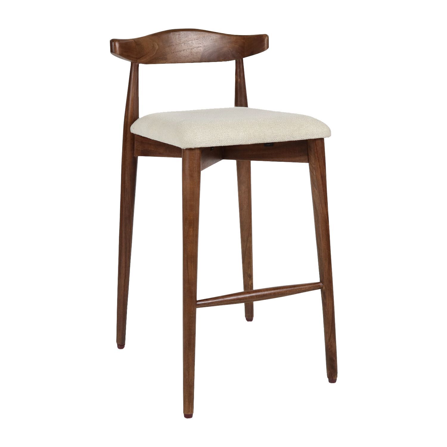 Высокий стул из акации с мягким сиденьем POMAX Madela ARCH-00090445 - Вид №24